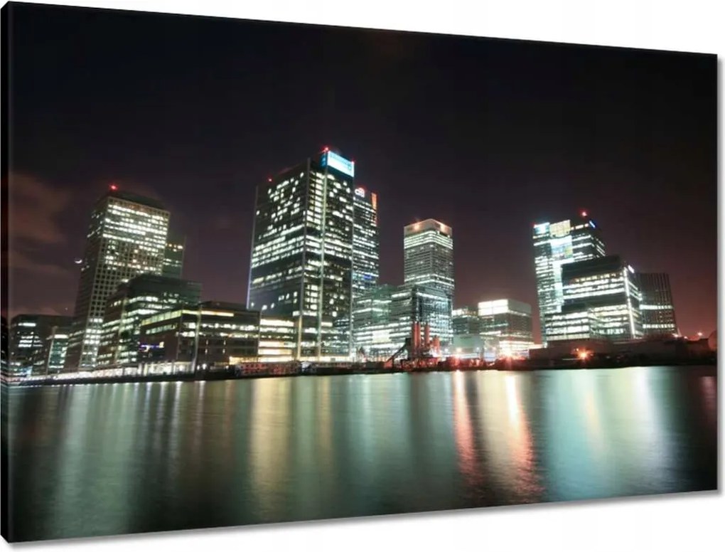 Vászonkép 90x60 Megvilágított London