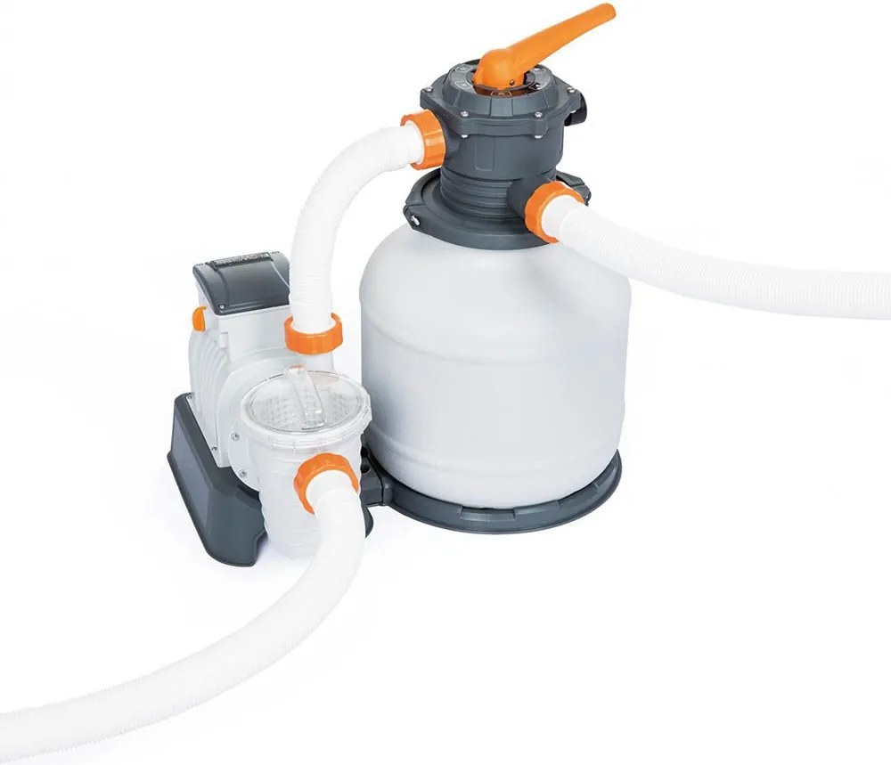 Flowclear Homokszűrős vízforgató 8 m³/h ChemConnect vegyszeradagolóval