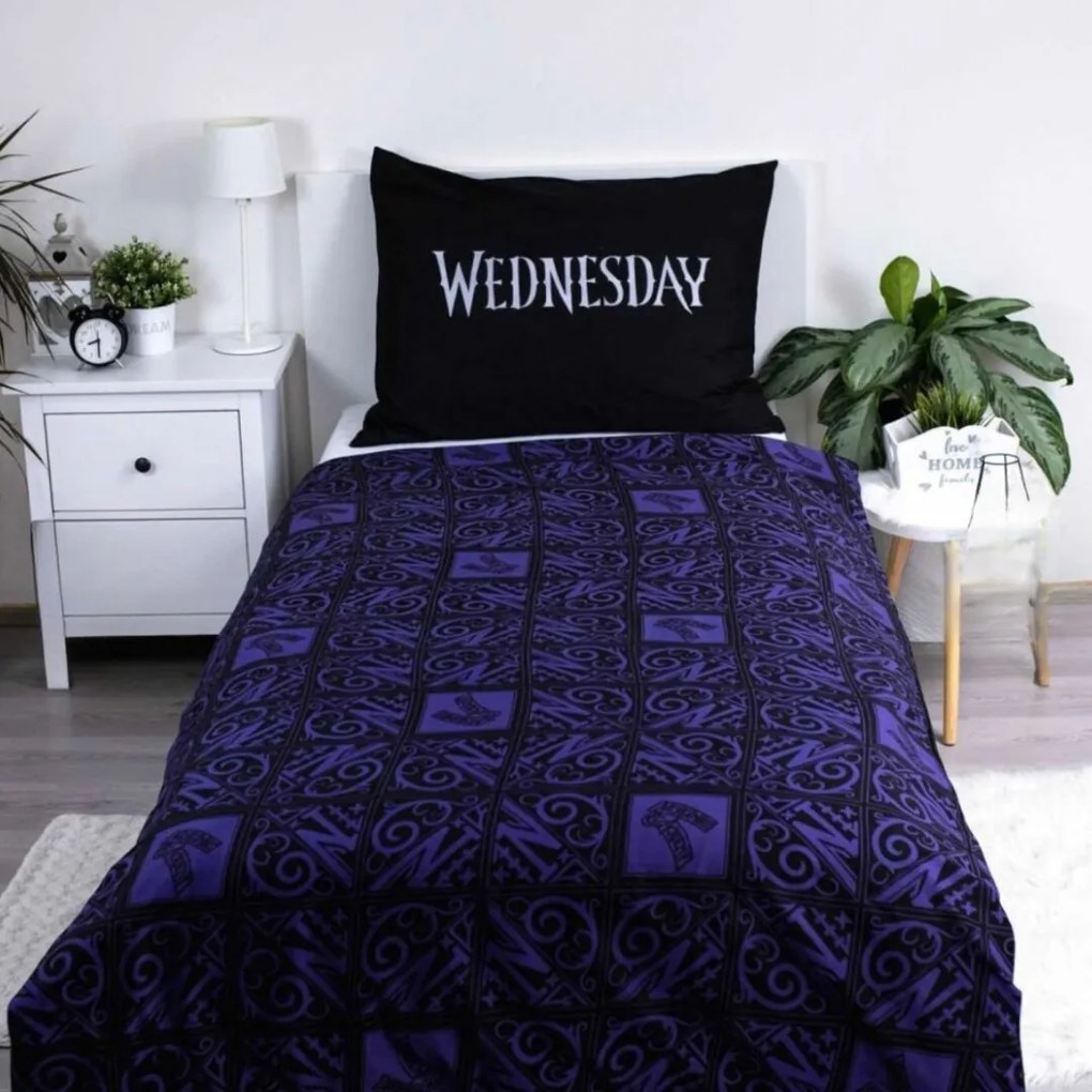 Disney Wednesday gyerek ágyneműhuzat 140x200cm+90x70cm Setino