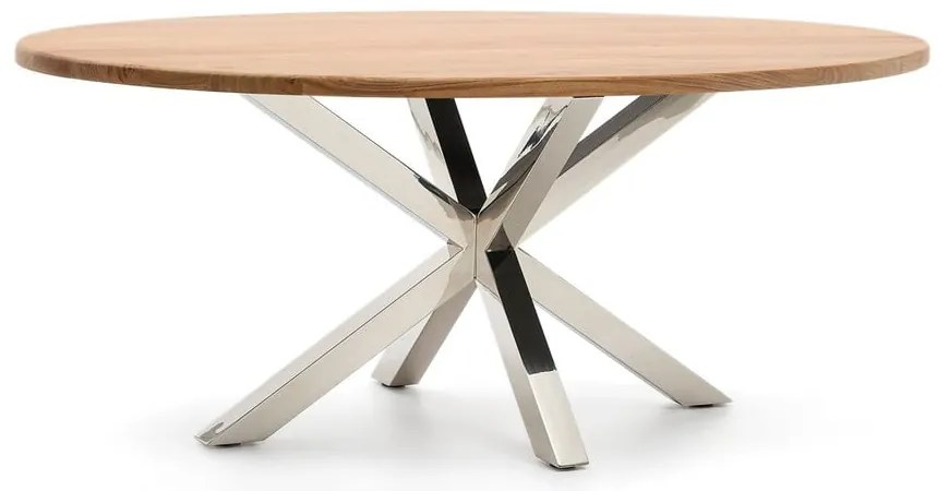 Étkezőasztal akácfa asztallappal 100x200 cm Argo – Kave Home