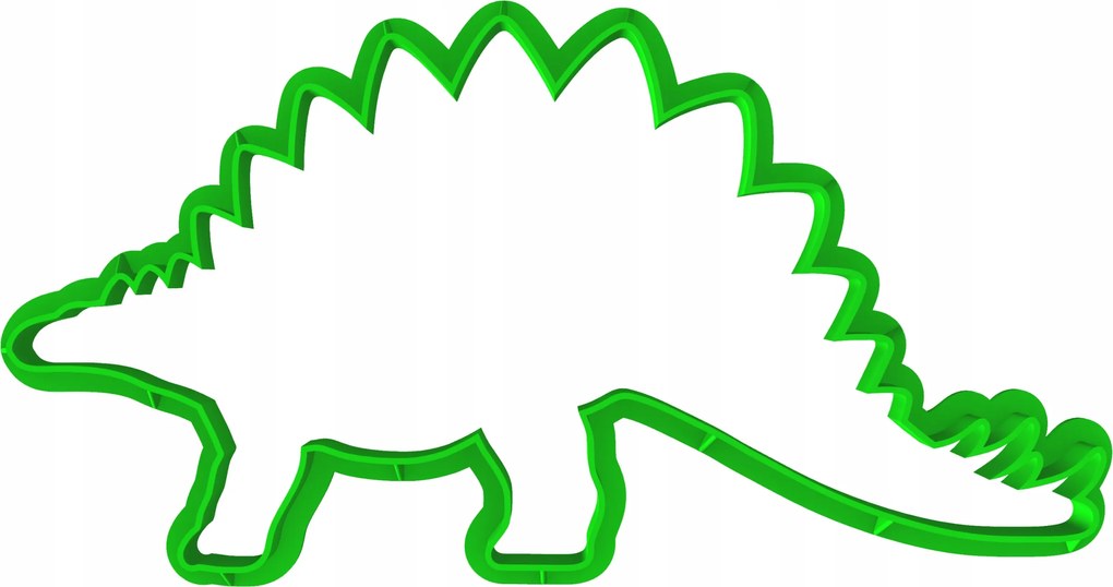 Forma Lyukasztó Sütemény- és Mézeskalácsvágó Dinoszaurusz Stegosaurus 14cm