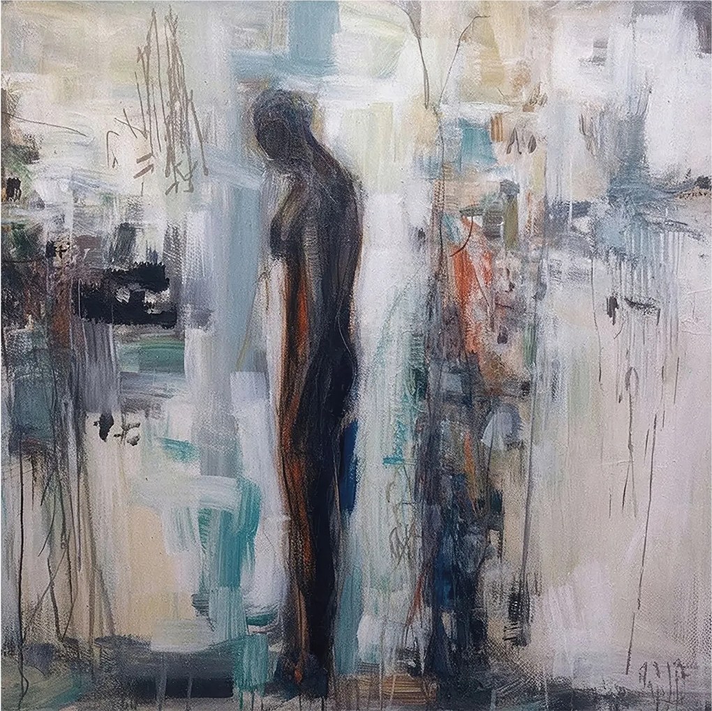 Fotótapéta Flizelin Szoba tapéta Rejtélyes figura 250x250 Ragasztó