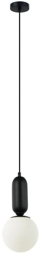 ITALUX PND-02340-1S-BK - Csillár zsinóron ALDEVA 1xE27/40W/230V fekete