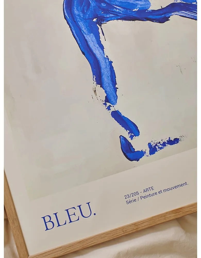 Poszter 50x70 cm Bleu – Lucrecia Rey Caro – The Poster Club