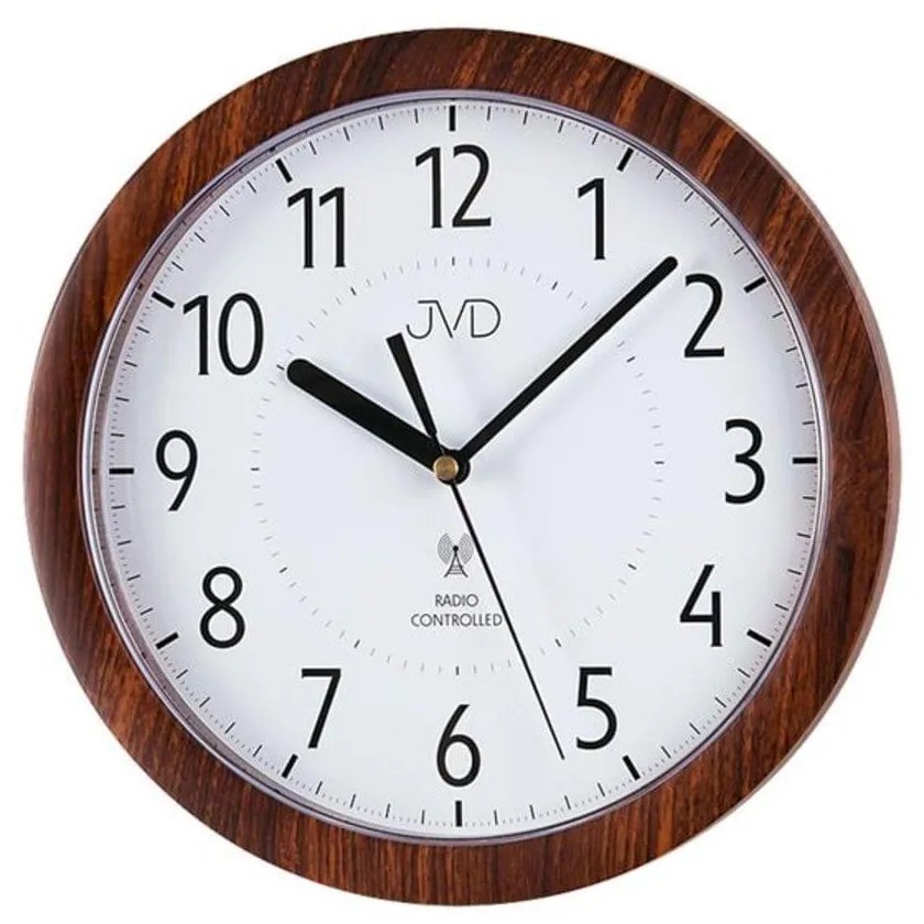 Rádióvezérlésű, falióra JVD RH612.9