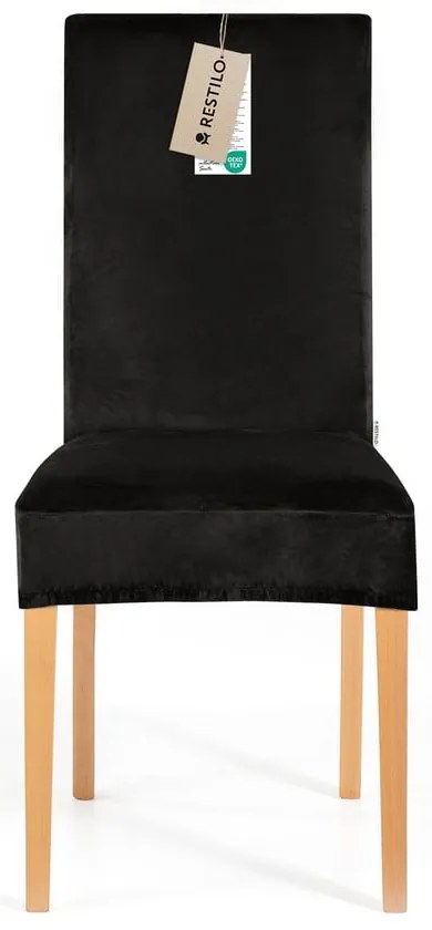 Fekete gumis szék huzat 48 cm Sento – Restilo