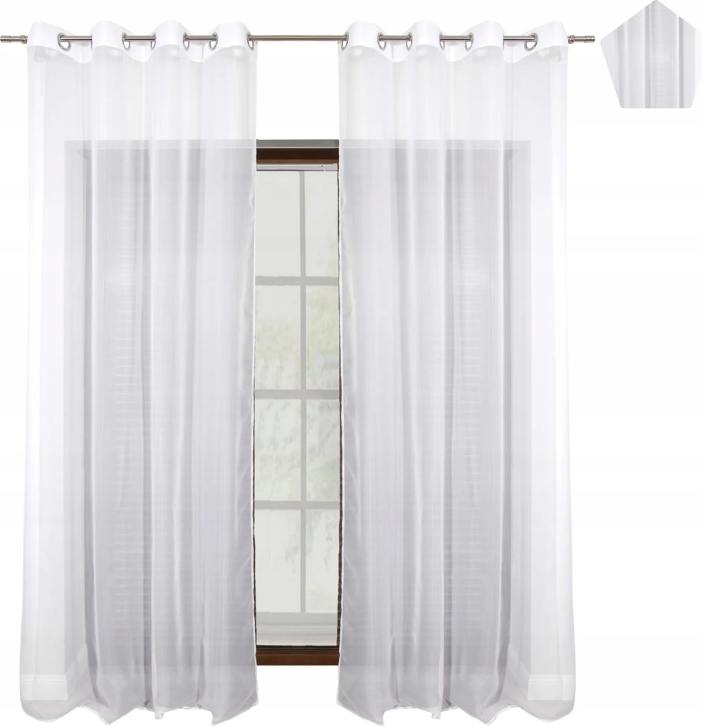 Függöny Kész Fátyol 145x250 Átvezetők