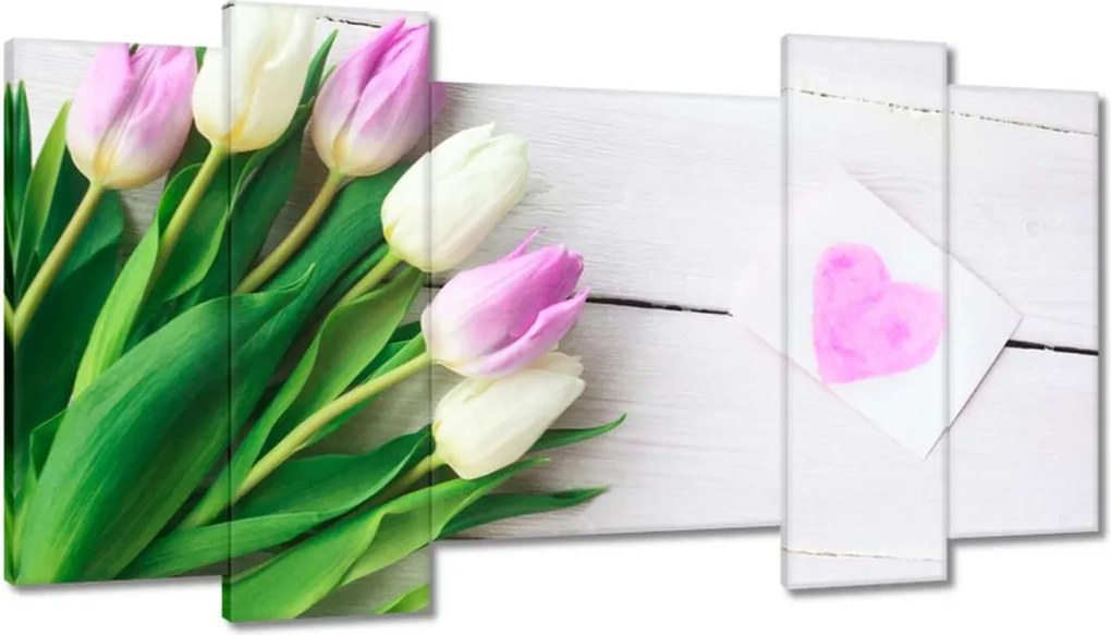 Vászonkép 120x65 Finom tulipánok
