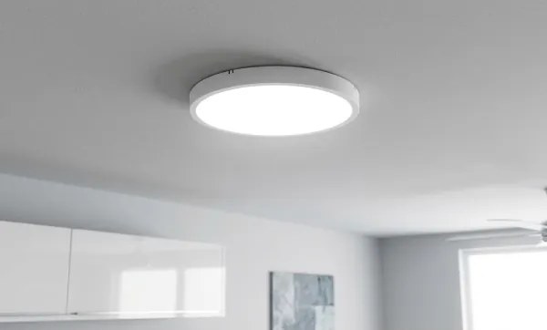 Brilagi - ZENNA LED fürdőszobai mennyezeti lámpa érzékelővel, 24 W, 230 V, Ø 35 cm, IP44, fehér