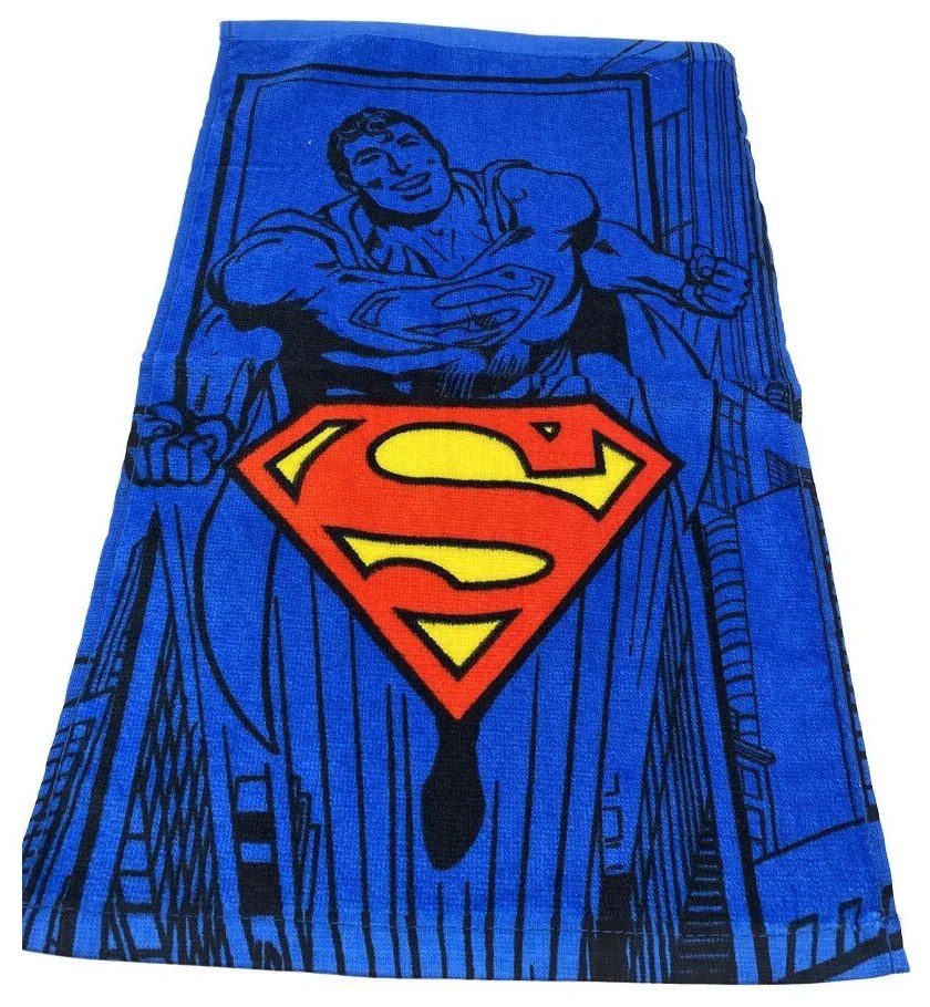 Superman kéztörlő arctörlő, törölköző 30x50cm
