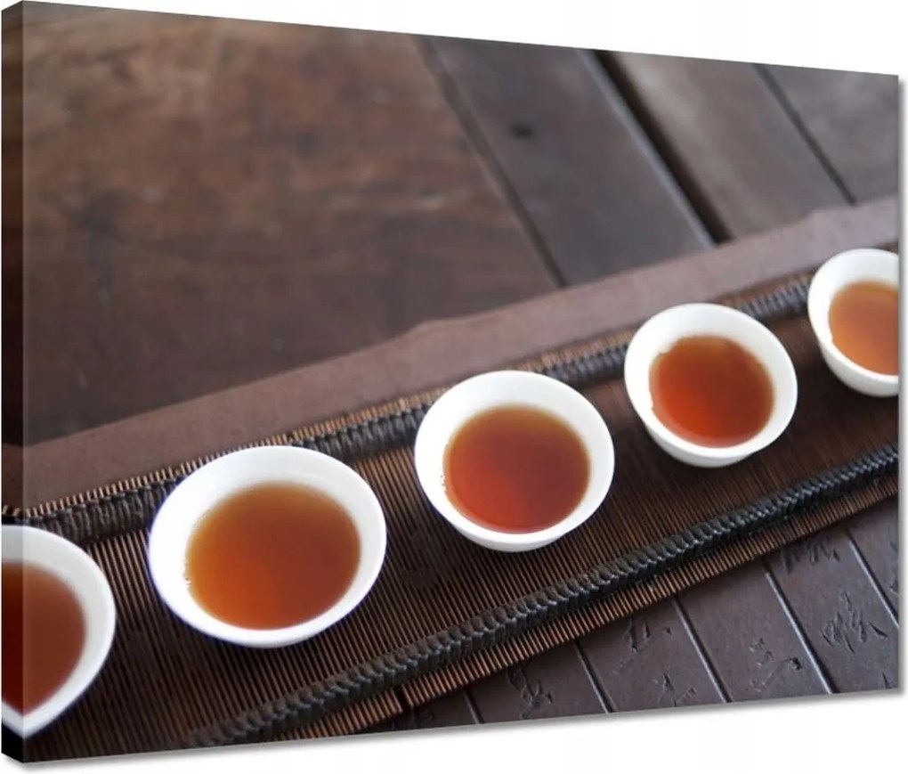 Vászonkép 40x30 Tea japán módra