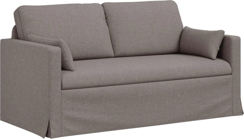vidaXL Kanapé Tópszínű 158 x 78 x 80 cm szövet