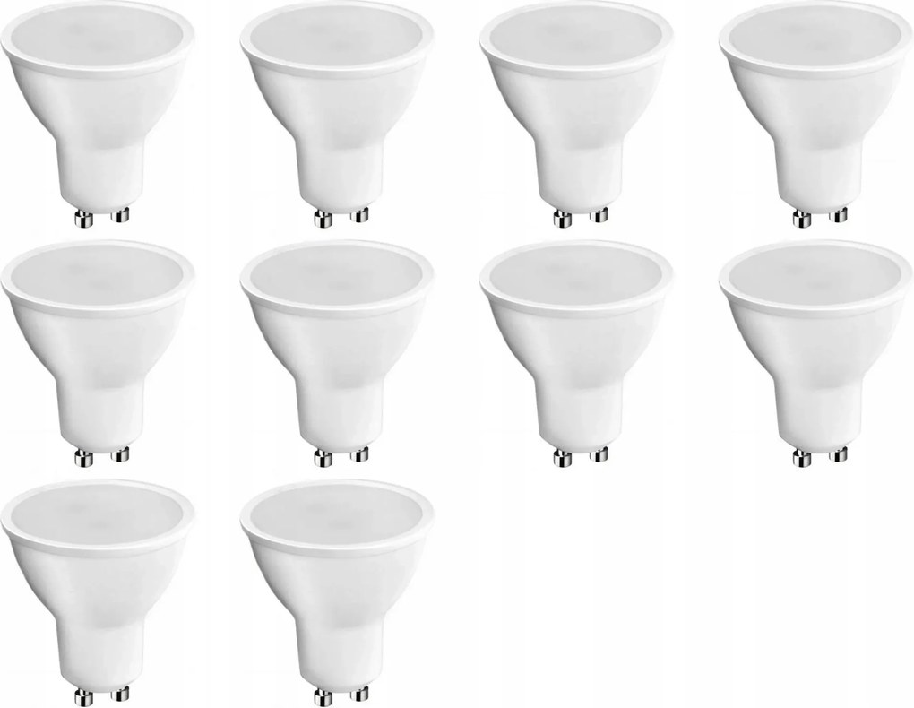 Led izzó Reflektor Halogén Menetes GU10 10W 4000K Semleges KÉSZLET10db
