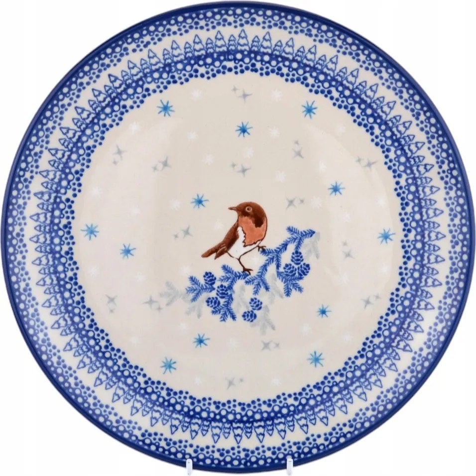 Ebédlő tányér 25cm Ceramika Artystyczna Bolesławiec