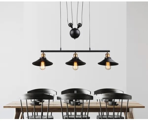 Globo 15053-3 - Csillár LENIUS 3xE27/60W/230V