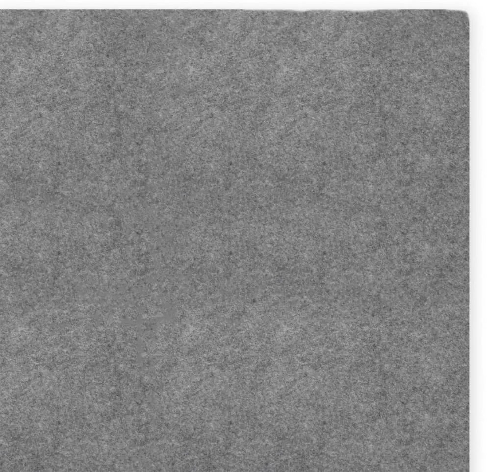 Világosszürke poliészter geotextília medencealátét 300 x 220 cm