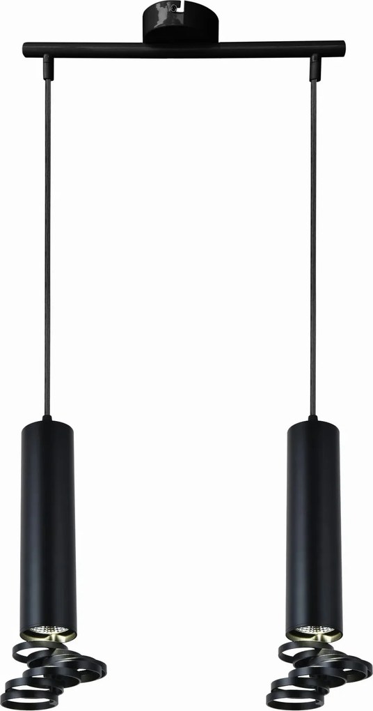 Függőlámpa Tuba 2X50W GU10 Fekete Candellux