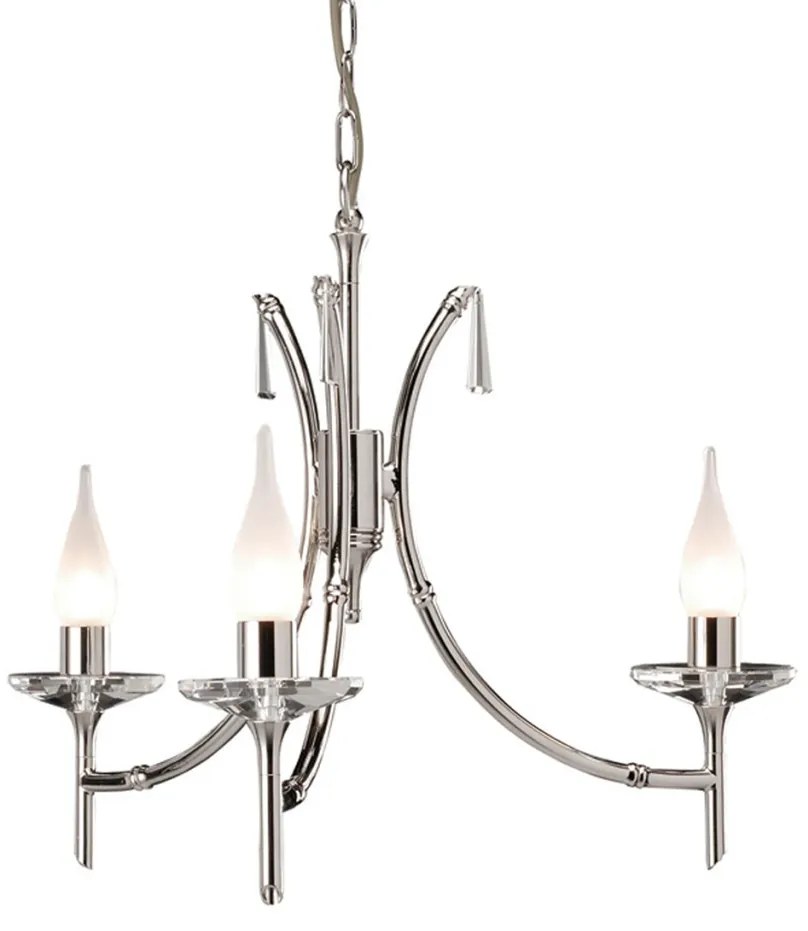 Elstead Lighting BRIGHTWELL BR3-NICKEL Csillár 3x40W/G9