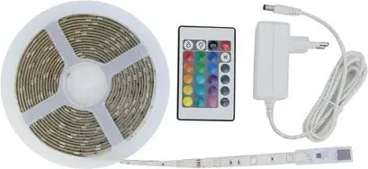 Rabalux led szalag strip 5méteres 19w ip44 távirányítóval fehér 30 led/m, 10cm-enként vágható