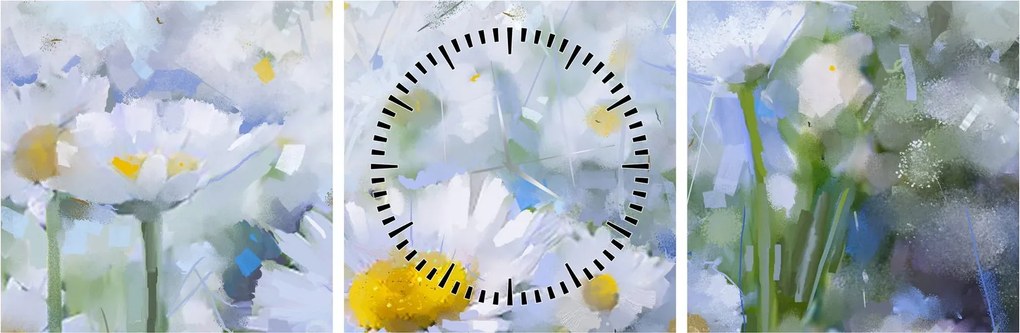 Kép - Százszorszépekben (órával) (90x30 cm)