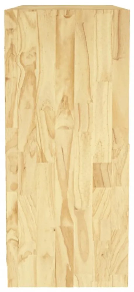 tömör fenyőfa könyvszekrény 104 x 33 x 76 cm