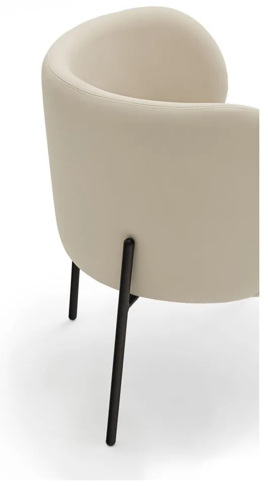 Fehér műbőr fotel Mogi - Teulat