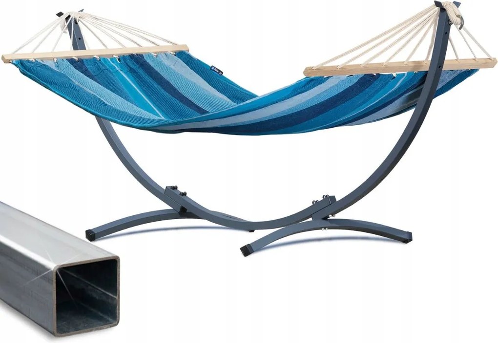 Kerti függőágy acél váz Kompakt horganyzott függőágy szett Potenza