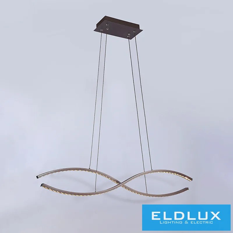 ELDLUX MEMPHIS kristályüveg függeszték króm 27W 4000K