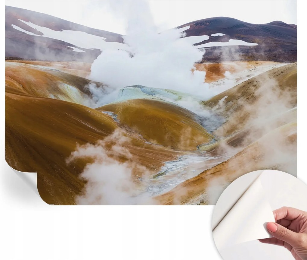 Prémium fali öntapadós fotótapéta Vulkáni dombok 208x146 cm