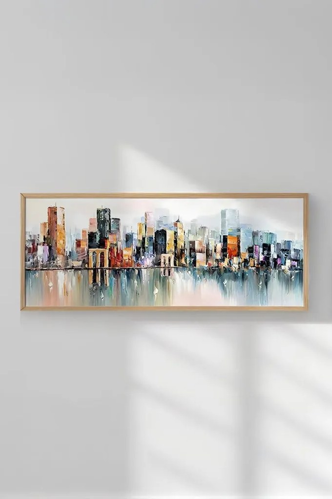 Artsmdfyty25-50120 keretezett MDF falikép, 50 x 120 cm