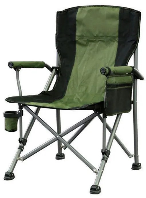 Leziter Comfort karfás horgász szék pohártartóval zöld