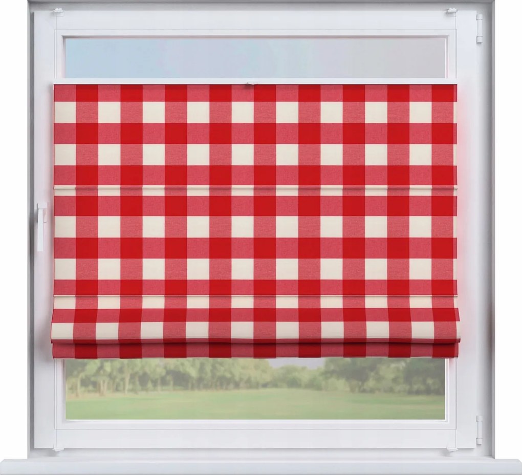 Kész pliszírozott roló római Szicília 100x180cm piros