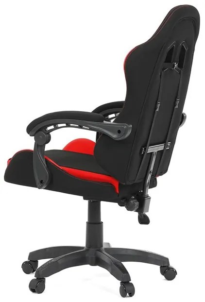 Fekete Szövet Gamer Szék, Szinkron Mechanikával. KA-R209 RED