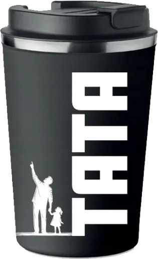 Prémium Termo Bögre fekete Apák napi ajándék Apa KT_373