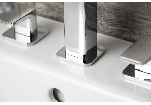 Sapho - TURSI háromlyukú mosdócsaptelep, fényes króm