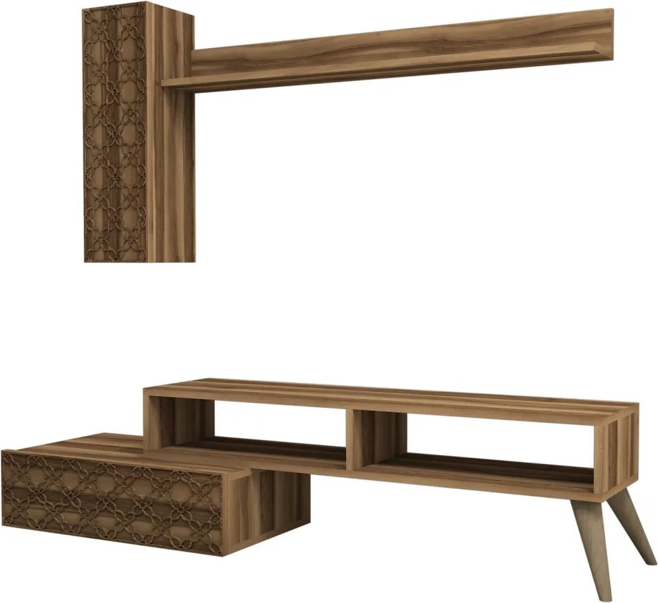 Planet TV-állvány, dió, 150 cm – TR845HCT3045
