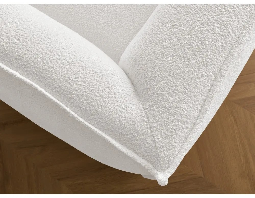 Fehér buklé kanapé 242 cm Giorgia – Bobochic Paris