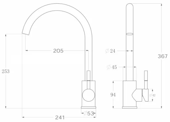 ALVEUS - BASIC konyhai mosogató 78 x 43,5 cm + VIOLA mosogató csaptelep 36,7 cm rozsdamentes acél