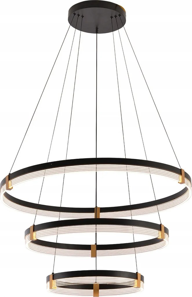 Hármas nagy körlámpa 80cm Plum irodai openspace