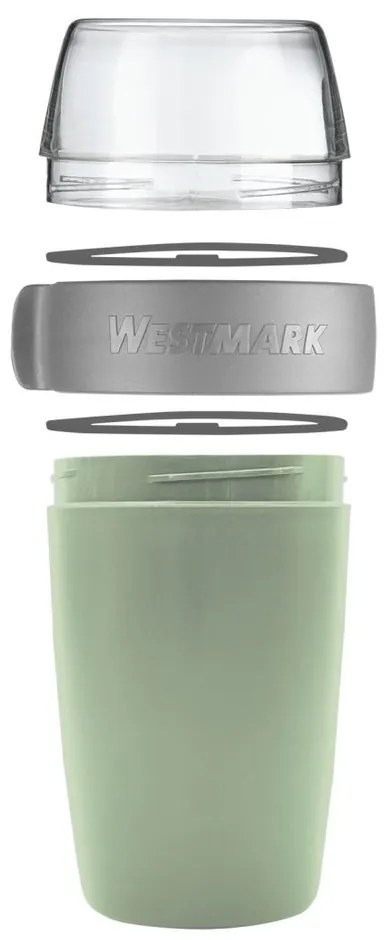 Westmark háromrészes ételtartó edény, 700 ml, mentazöld, S