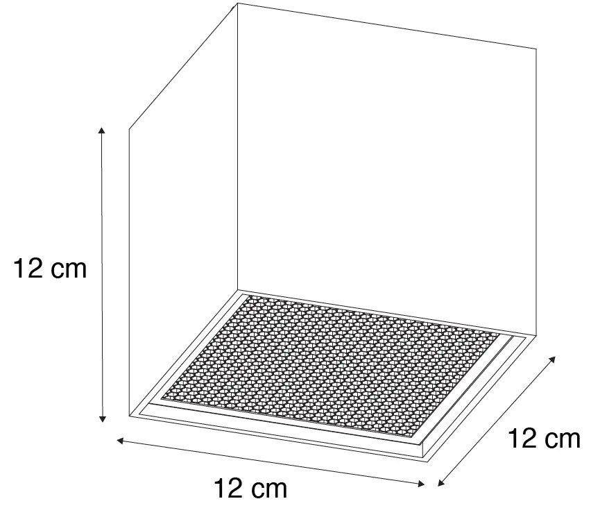 Design spotlámpa arany - Box Honey