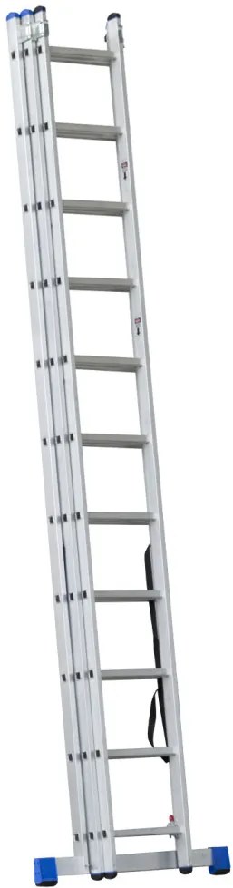 G21 háromrészes létra 7,6m 3x11 létrafok