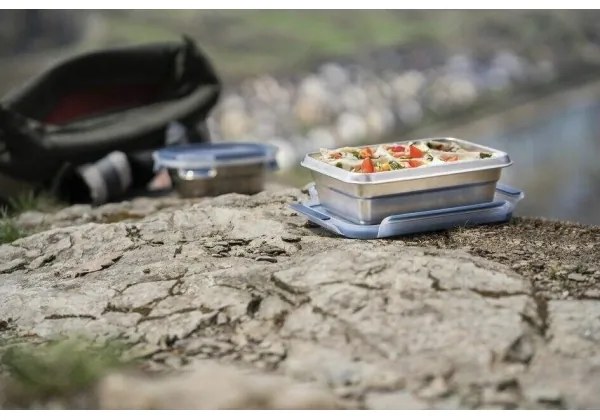 Tefal - Élelmiszer tartó 0,8 l MSEAL STEEL kék/rozsdamentes