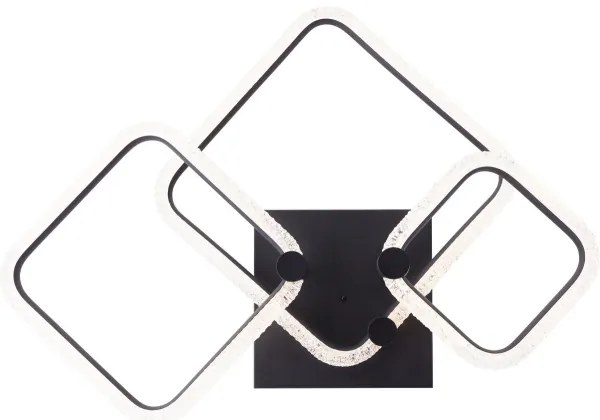 Brilliant - LED Fényerőszabályozható mennyezeti lámpatest AYDIN LED/34W/230V fekete + távirányító