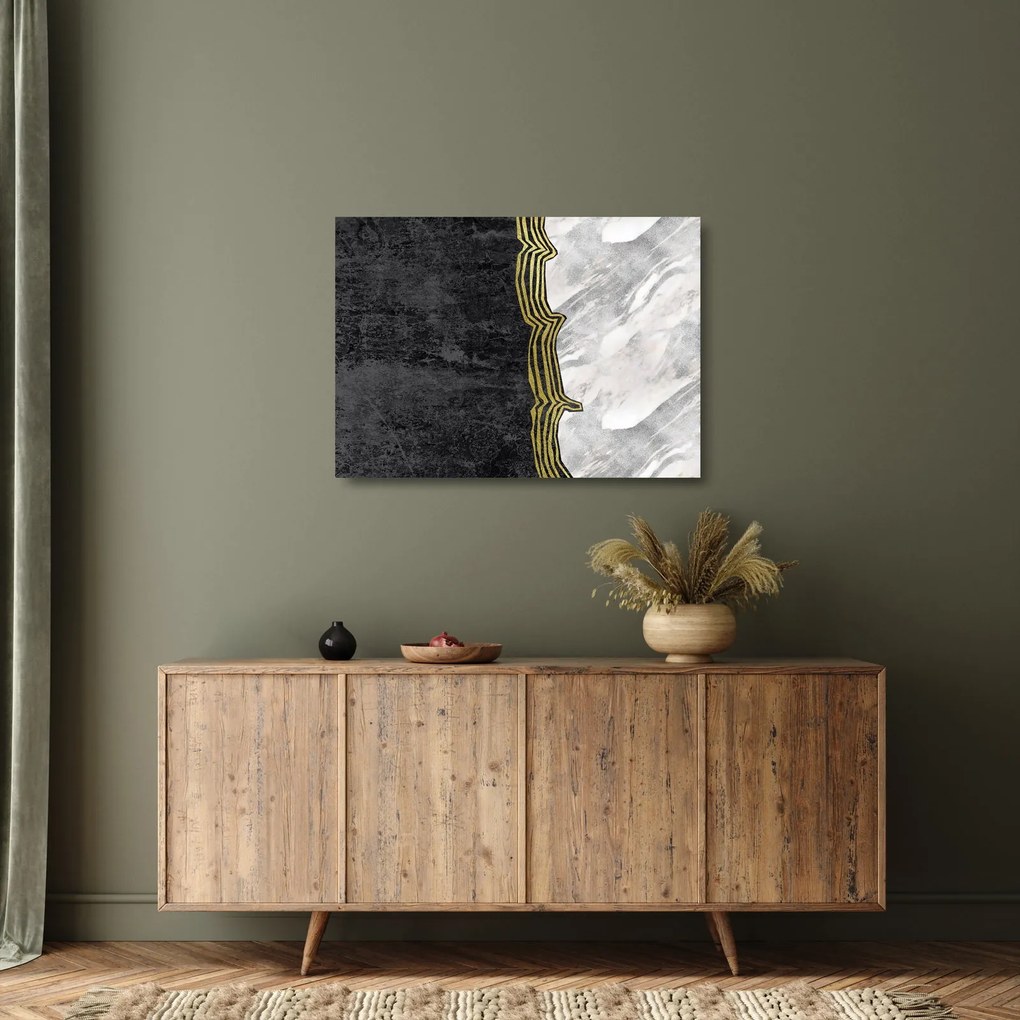 Kép - Márvány (üvegen) (70x50 cm)