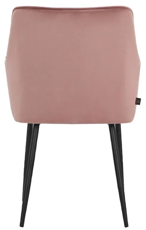 Világos rózsaszín kárpitozott étkezőfotel szett 2 db-os Elvira – Støraa