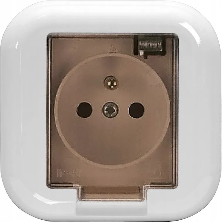 Elektromos fali aljzat Montis fehér