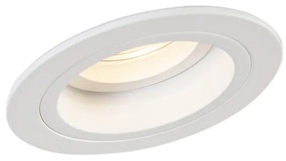 Okos süllyesztett spotlámpa fehér kerek dönthető, Wi-Fi GU10-zel - Chuck