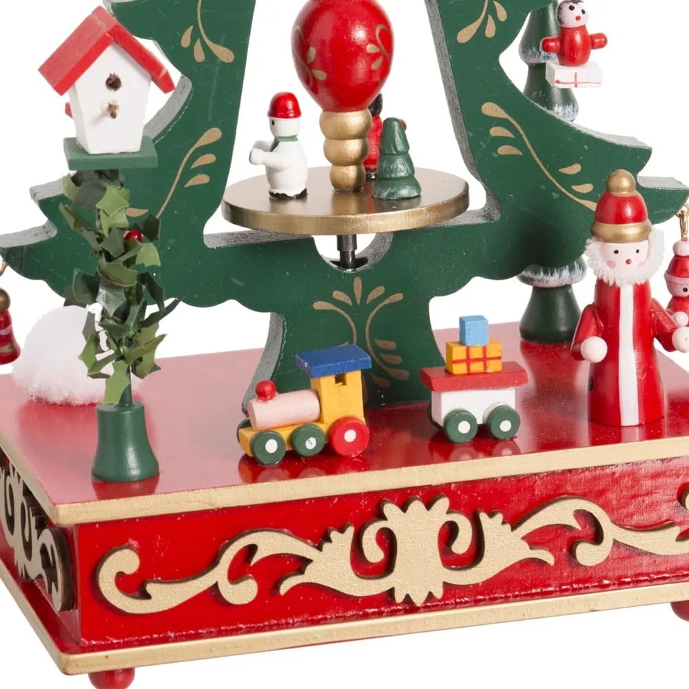 Fa zenélő figura (magasság 24 cm) Christmas Tree – Casa Selección
