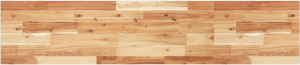 vidaXL olajbevonatú tömör akácfa függőpolc 140 x 30 x 2 cm